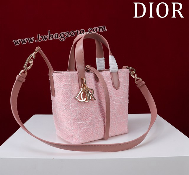 Dior专柜新款迪奥高仿原单藤格纹图案Toujours竖版手袋时尚托特购物包 djfk1681